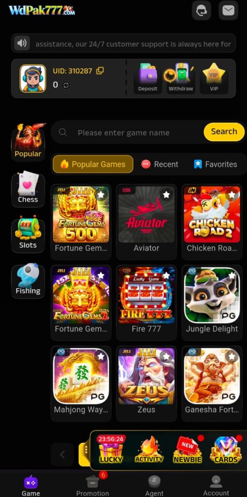 Wdpak777 Game