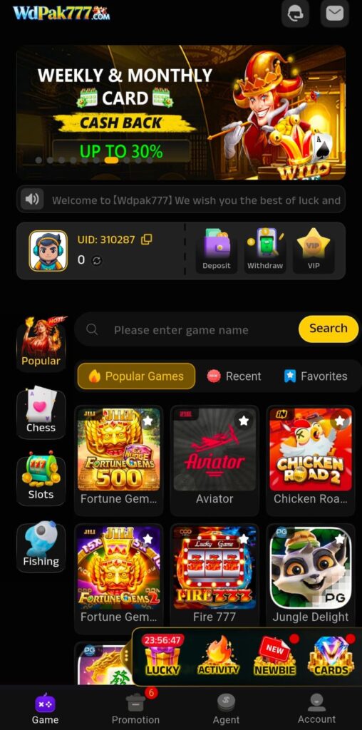 Wdpak777 Game