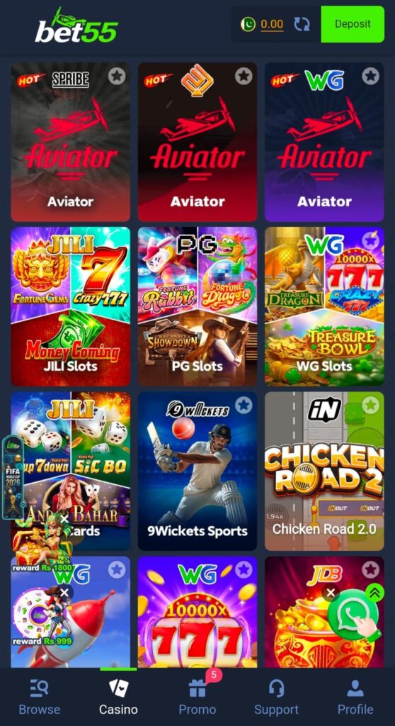 Bet55 game